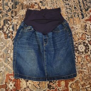 Old Navy Denim Maternity Pencil Skirt